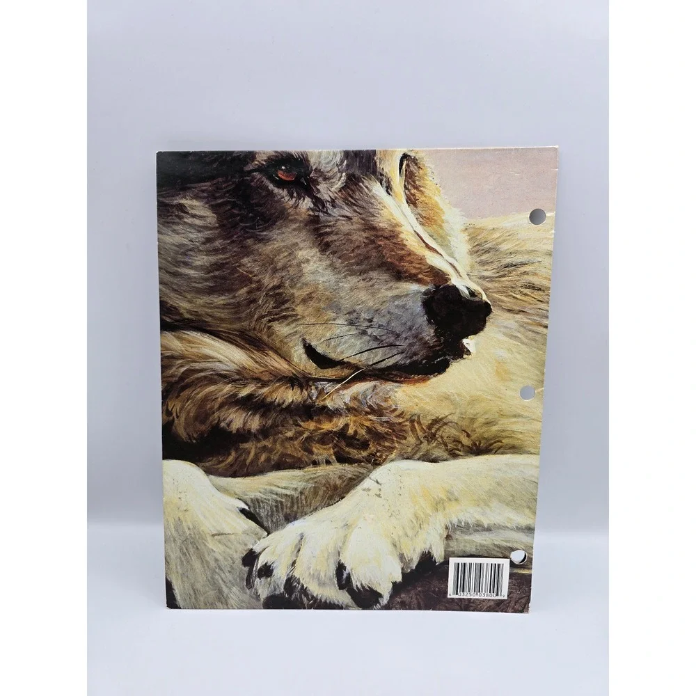 Raymond Geddes Wolf Folder Kids OS Brown‎ Excellent 1998 Jan Martin McGuire Art